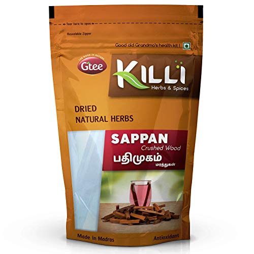 Image 2 of Killi Sappan Wood | Pathimugam | Patang | Pathimukham Crushed, 100g (Pack of 4)