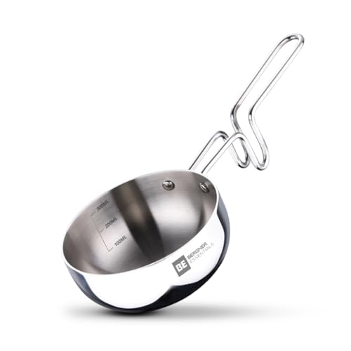 Image 1 of Default Title for the product BERGNER BE Essentials Tri-Ply Stainless Steel Tadka Pan 10cm 300ml