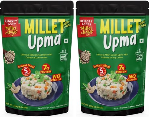 Image 1 of 240 g (Pack of 2) for the product Roasty Tasty Instant Mix Millet Upma Pack of 2 240g