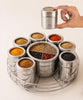 Image 1 of Default Title for the product Mishaa Steel Multipurpose Storage Containers 130ml Each Airtight (12IN1 WIRESTAND)