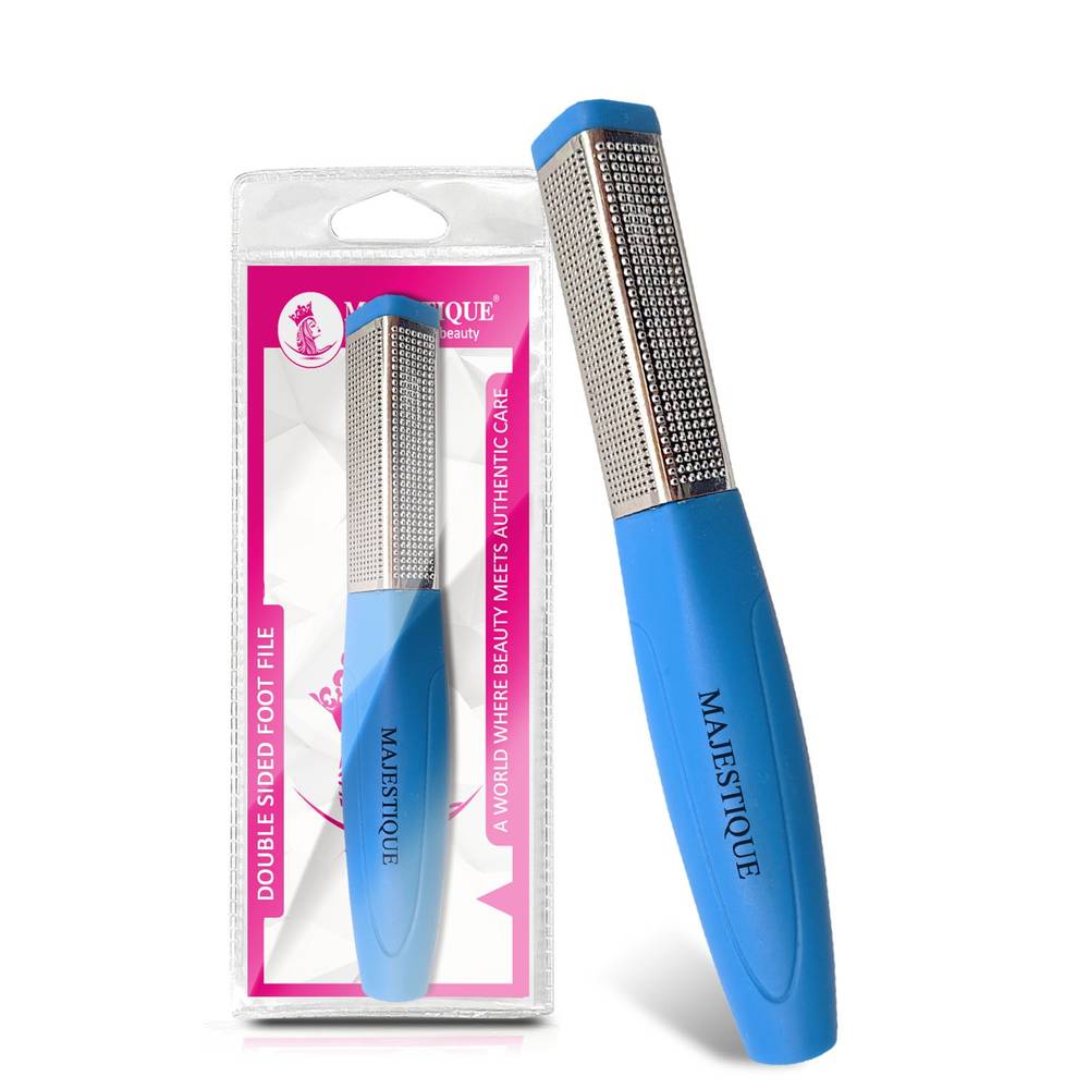 Image 1 of 1 pc for the product Majestique Double Sided Foot Files - Heel Rasp for Foot Scrapper - Color May Vary