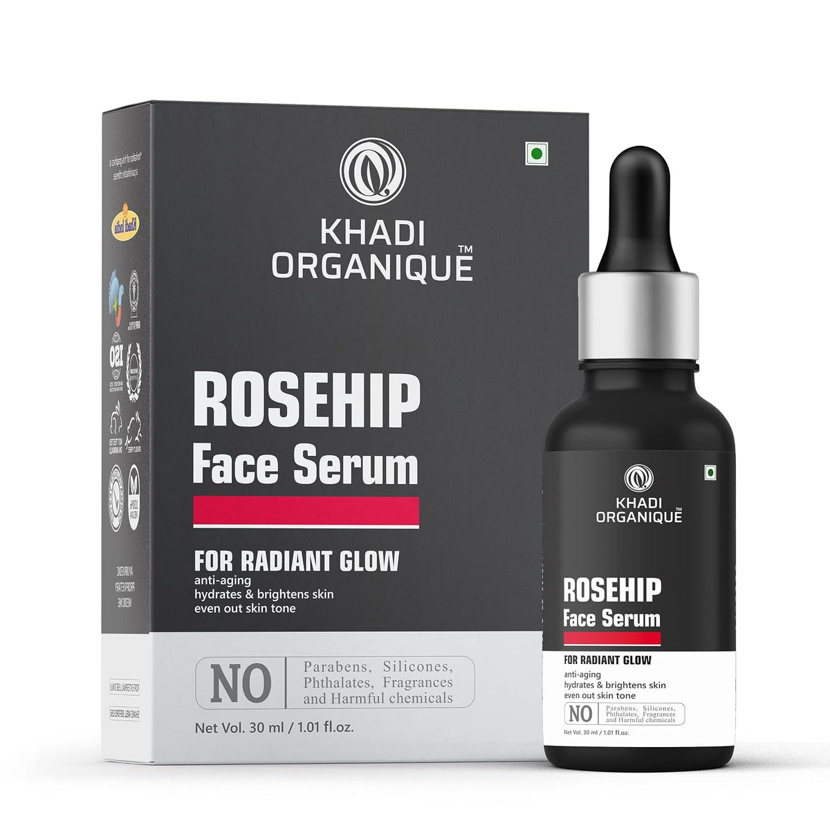Image 1 of 30 ml for the product Khadi Organique Rosehip Face Serum