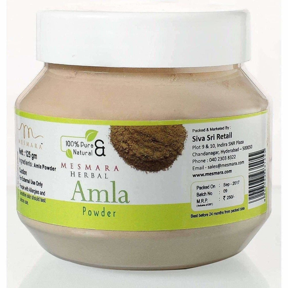 Image 1 of 125 gm for the product Mesmara Herbal Amla Powder 125 g