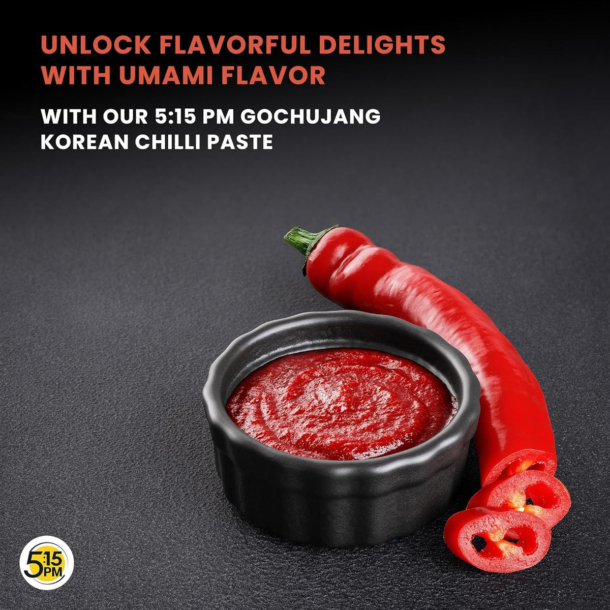 Image 4 of 5:15 PM Gochujang Korean Paste Korean Hot Chilli Paste and Spicy Red Chilli Pepper