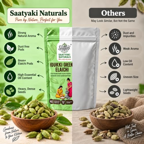 Image 7 of SAATYAKI NATURALS Organic Green Cardamom