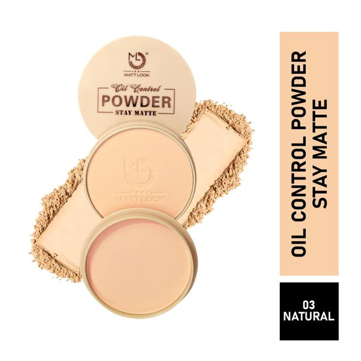 Image 1 of 20 gm / Pack of 1 for the product Matt Look CC Oil Control Stay Matte Powder - Natural
