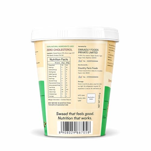 Image 3 of Swaadly Classic Original Peanut Butter 500g