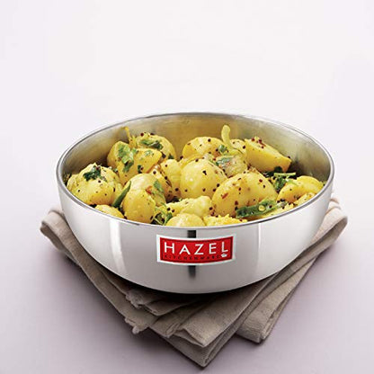 Image 3 of Aluminium (Without Lid) / 1.5 Litres for the product HAZEL Aluminium Kadhai Cookware Tasra