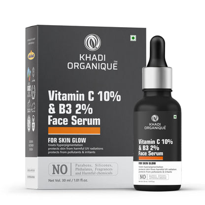 Image 1 of 30 ml for the product Khadi Organique Vitamin C 10% & B3 2% Face Serum