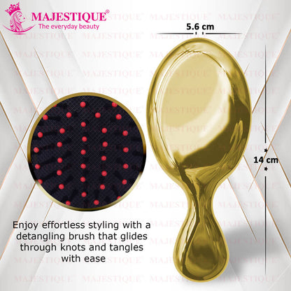 Image 2 of Majestique Mini Pocket Detangling Hair Brush