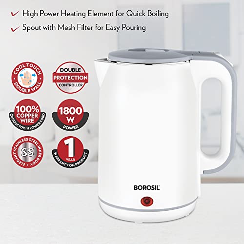 Image 6 of Borosil Cooltouch Electric Kettle