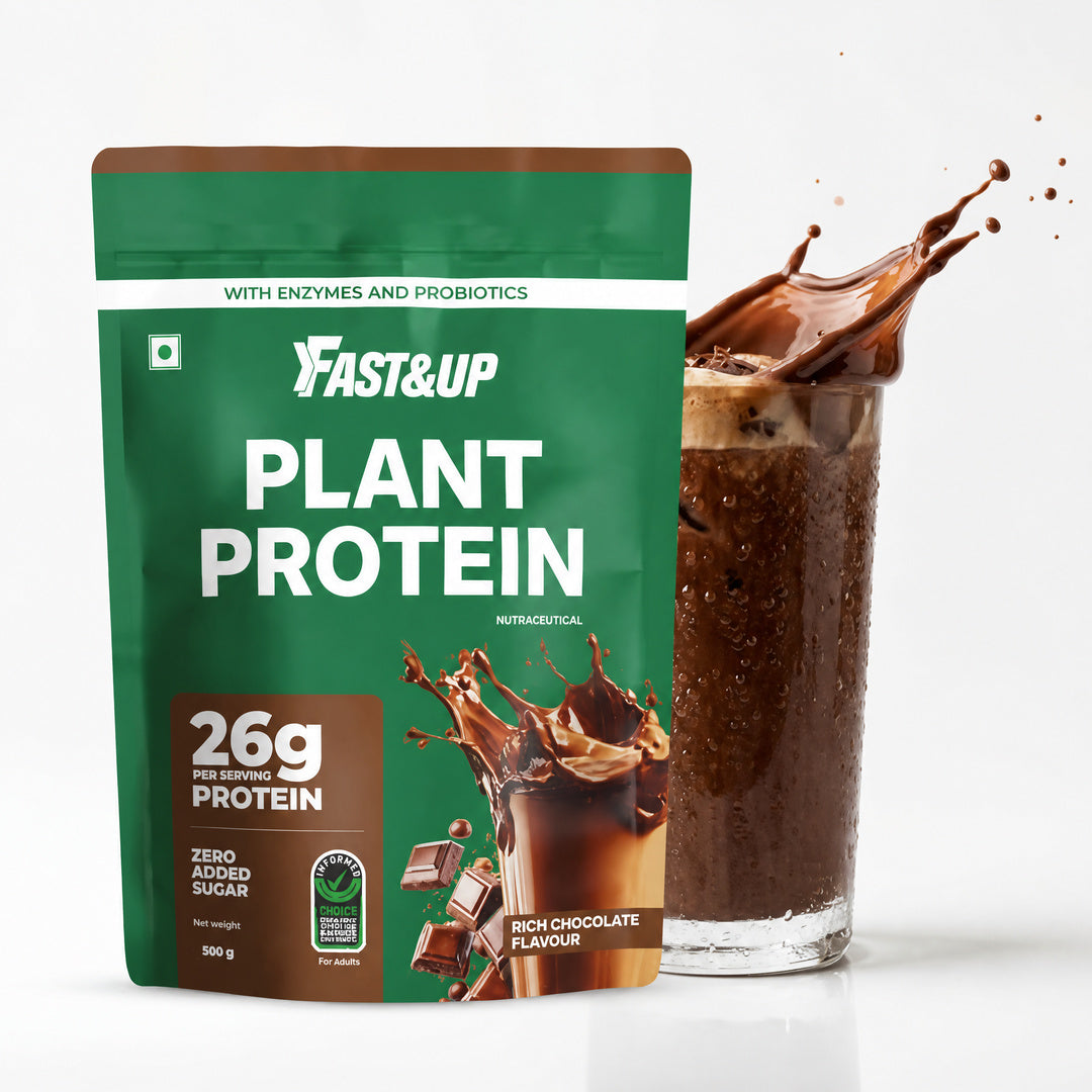 Image 1 of Fast&Up Plant Protein Powder With Rich Chocolate Flavour 500 Grams