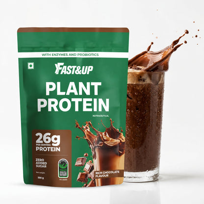Image 1 of Fast&Up Plant Protein Powder With Rich Chocolate Flavour 500 Grams