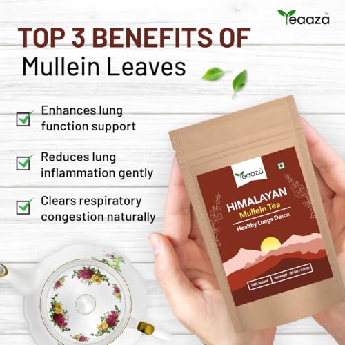 Image 7 of Teaaza Himalayan Mullein Tea |Lung Detox Tea