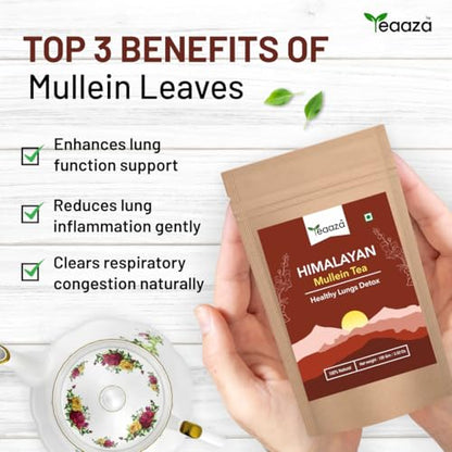 Image 7 of Teaaza Himalayan Mullein Tea |Lung Detox Tea
