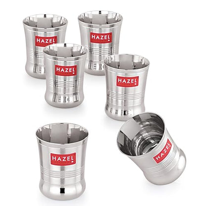 Image 11 of Set of 6 / Kid's Glass, 200 ML for the product HAZEL Stainless Steel Glasses