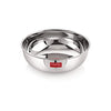 Image 1 of Stainless Steel (1 Ltr) / 1000 ml - Without Lid for the product HAZEL Stainless Steel Tasra Kadhai Cookware