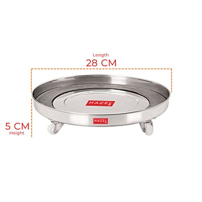 Image 4 of HAZEL Stainless Steel Gas Cylinder Trolley with Rollers - 1 Pc