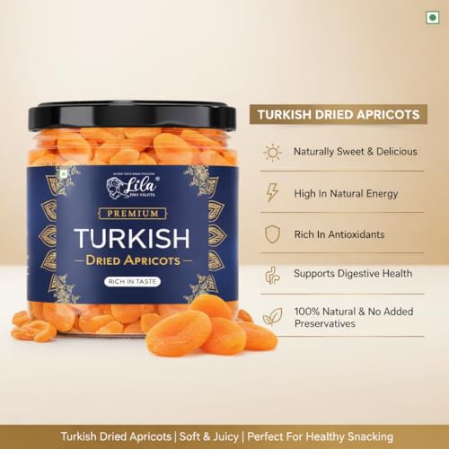 Image 3 of Lila Dry Fruits Turkish Apricots - 100 Grams