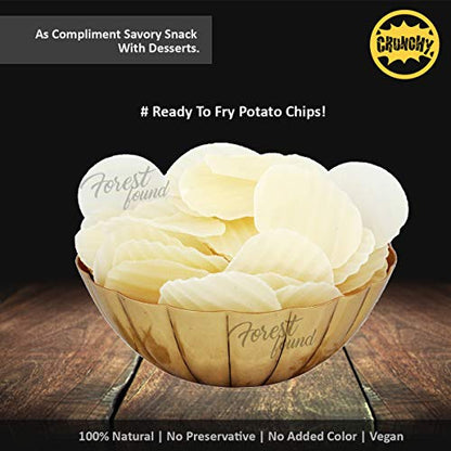 Image 6 of FOREST FOUND Traditional Raw Aloo Chips (Sun-Dried Fryums)