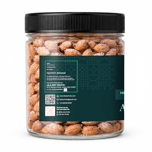 Image 12 of LILA DRY FRUITS Roasted Almonds Himalayan Pink Salt Flavour