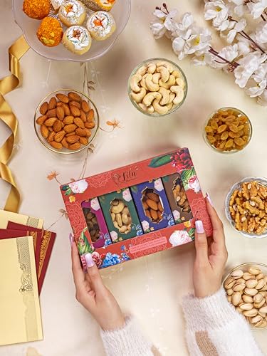 Image 1 of Default Title for the product LILA DRY FRUITS Mixed Dry Fruits Gift Hamper for Gifting, Festivals