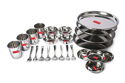 Image 8 of 24 / 24 pcs for the product HAZEL Stainless Steel Dinner Set