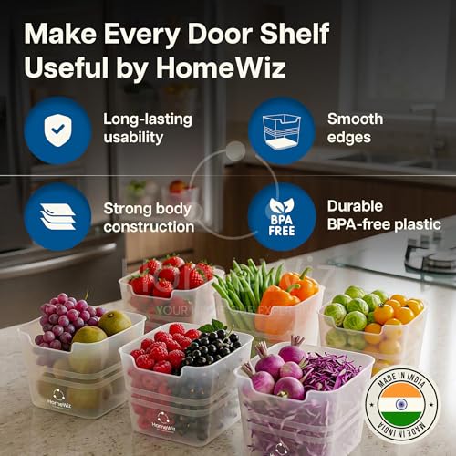 Image 14 of HomeWiz Fridge Storage Containers