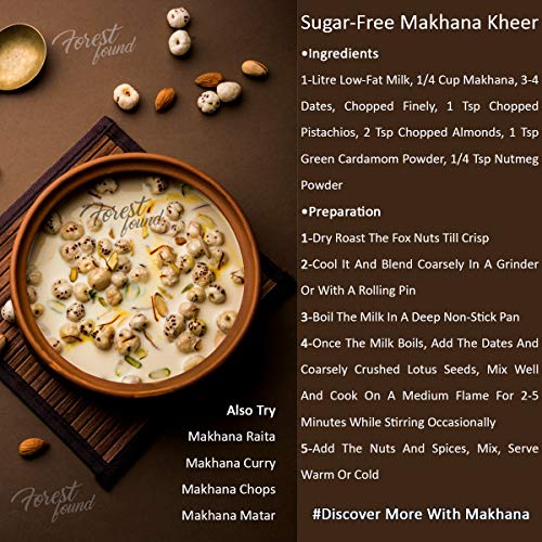 Image 6 of Forest Found Raw Phool Makhana Lotus Seeds 250g
