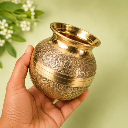 Image 7 of Pure Source India Brass Pooja Kalash Lota 650 ml