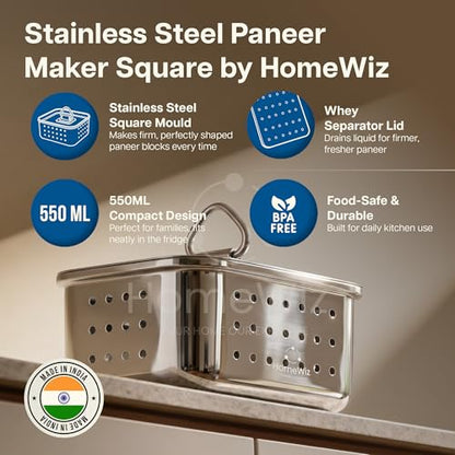 Image 5 of HomeWiz Stainless Steel Paneer Maker