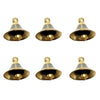 Image 1 of 1 Inch / Pack of 6 for the product Uapan Brass Pooja Room Bells with J Hook