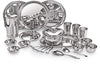 Image 1 of Default Title for the product neelam Stainless Steel 22 Gauge 55 Pieces Premium Dinner Set