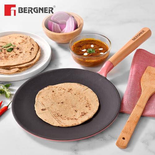 Image 5 of BERGNER Excalibur Lightweight Cast Iron Roti Tawa 26cm