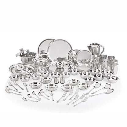 Image 5 of 75 pieces / Premium for the product neelam Stainless Steel Dinner Set