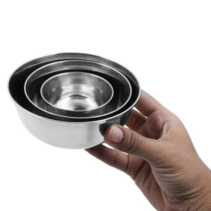 Image 4 of Spillbox Stainless Steel Dessert Bowl Set 3 Pieces