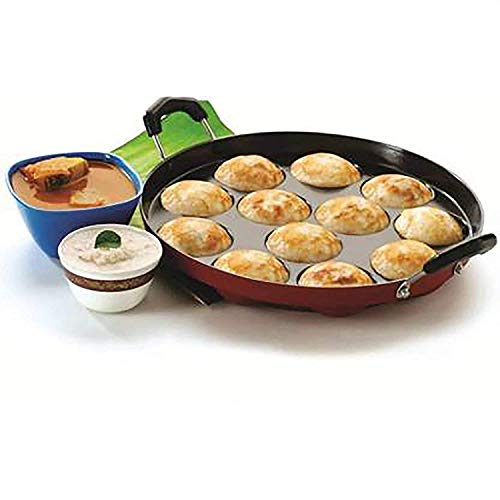 Image 6 of Generic Non-Stick Appam Pan with Lid 12 Cavity