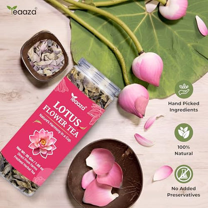 Image 4 of Teaaza Lotus Flower Tea – 30G (60 Cups)