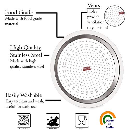 Image 15 of HAZEL Stainless Steel Cover Lid with Holes