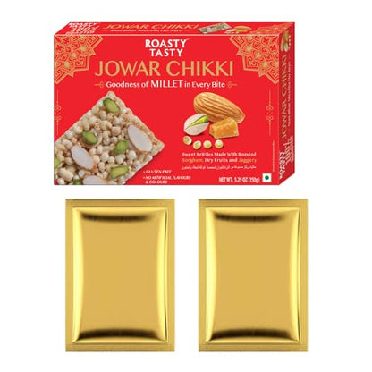 Image 4 of Roasty Tasty Sorghum Millet Bars - Jowar Bite Pack of 2 (75g each)