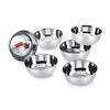 Image 1 of Default Title for the product HAZEL Stainless Steel Modern Bowl - Set of 6, Silver