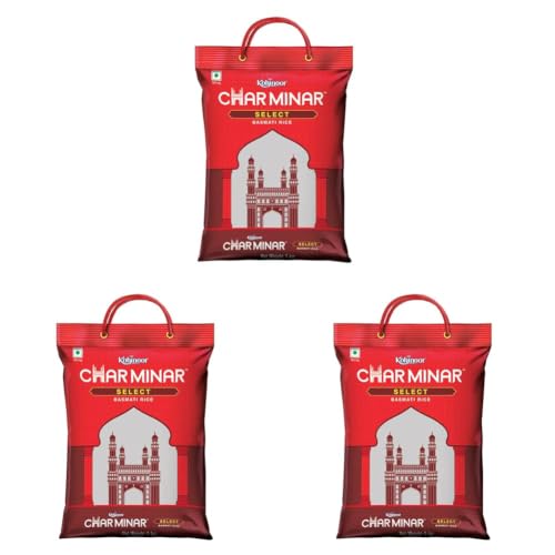 Image 6 of 5 kg/(Pack of 3) / Select for the product Kohinoor Charminar Select Basmati Rice