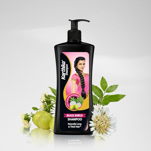 Image 2 of Karthika Black Shield Shampoo With Amla, Curry Leaves & Bhringraj 650 ml