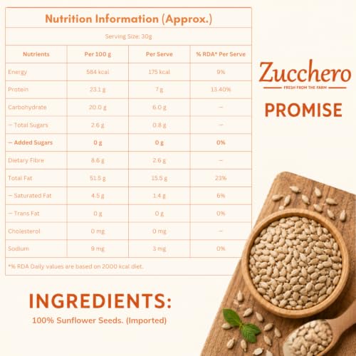 Image 2 of Zucchero Sunflower Seeds 400g