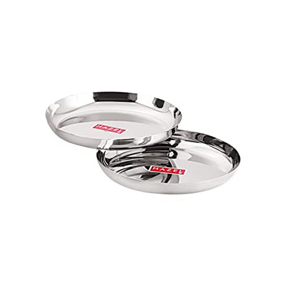 Image 4 of Silver / 2 / 25cm for the product HAZEL Steel Plates Set