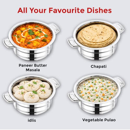 Image 6 of AVIAS Astra Plus Stainless Steel Insulated Casserole/Hot Pot, 3500ml
