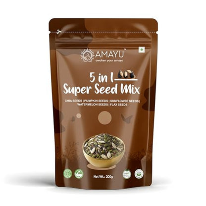 Image 1 of Default Title for the product AMAYU 5-in-1 Super Seed Mix 200g