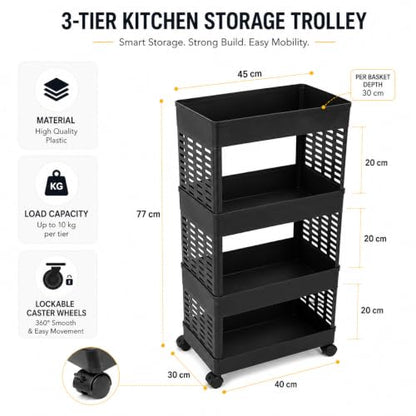Image 3 of HomeWiz Kitchen Rack 4-Layer