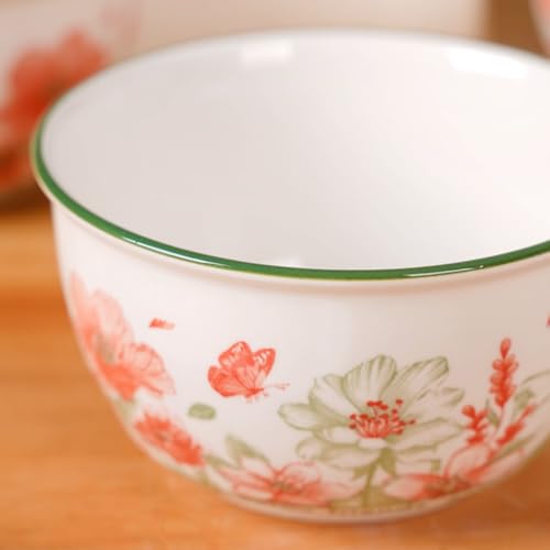 Image 5 of Nestasia Ceramic Soup Bowl with Spoon Set of 4 (400ml Each)