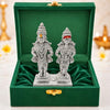Image 1 of Default Title for the product Dev Aastha 999 Silver Plated Vitthal Rukmini Idol - 5 Inch